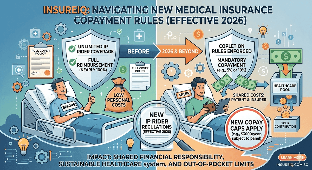 Singapore's New IP Rider Rules (April 2026): What the Co-Payment Change Actually Means for Your Hospital Bill