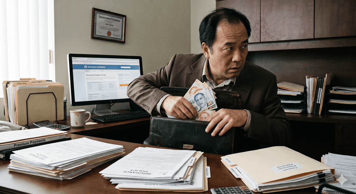 He Spent S$117,160 of His Client's Premiums and Forged a Printout to Hide It: What MAS Enforcement Actions Reveal About Insurance Agent Fraud in Singapore