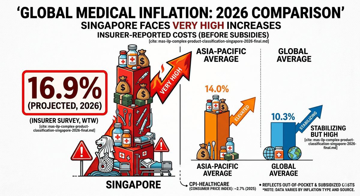 Medical Inflation at 16.9% in Singapore: What Rising Healthcare Costs Mean for Your Insurance and Your Wallet