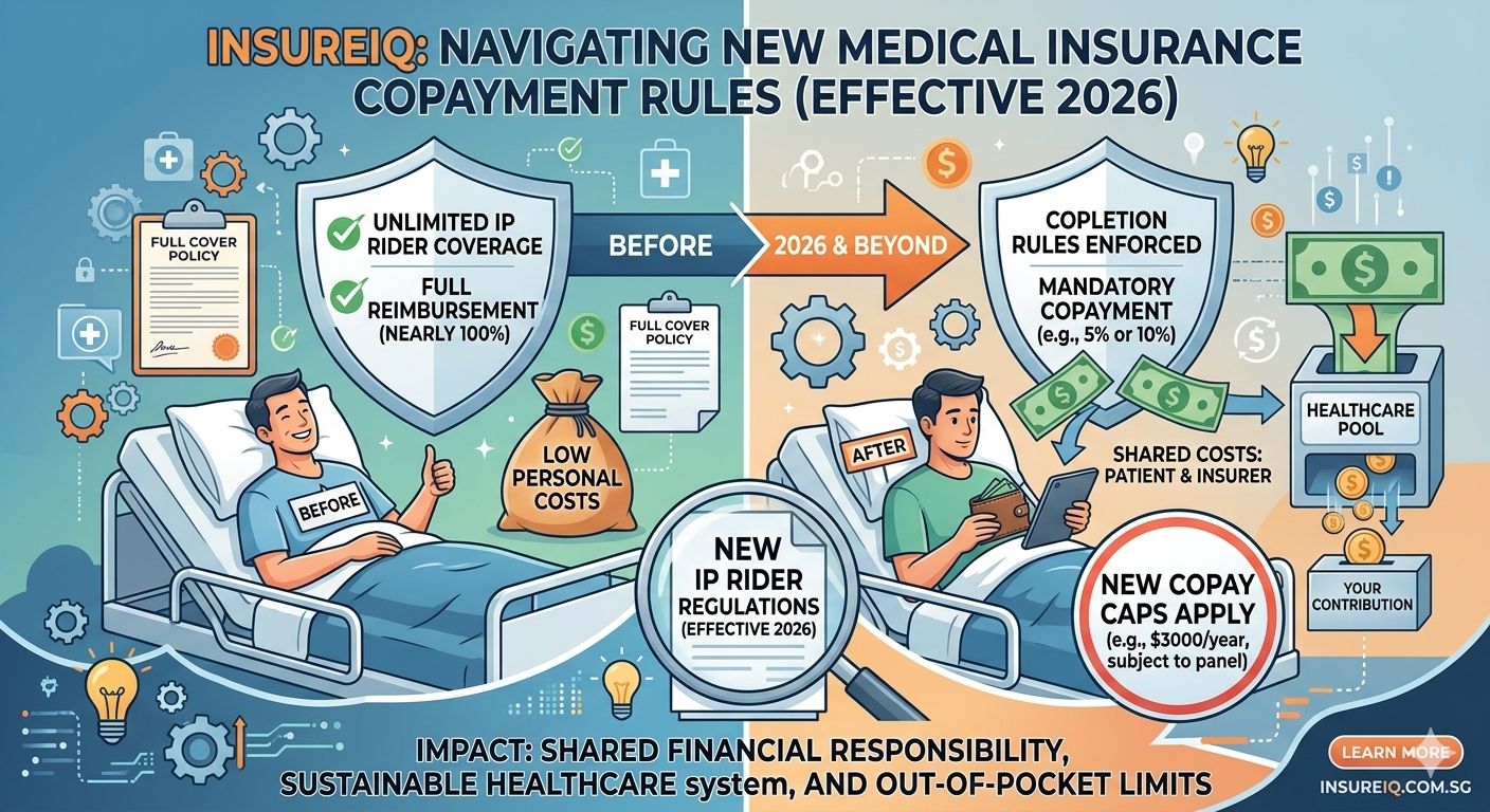 Singapore's New IP Rider Rules (April 2026): What the Co-Payment Change Actually Means for Your Hospital Bill
