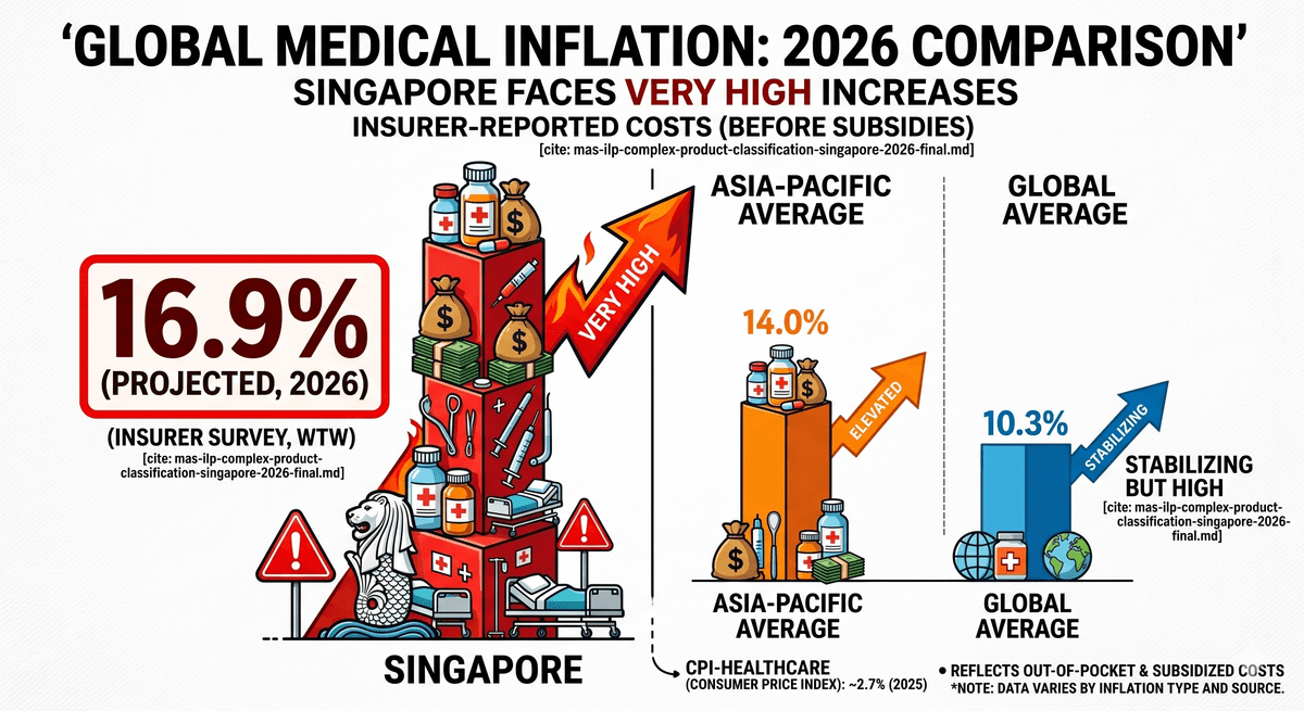 Medical Inflation at 16.9% in Singapore: What Rising Healthcare Costs Mean for Your Insurance and Your Wallet